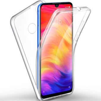 Coque Silicone Double 360 Degres Transparente pour Huawei Y7 2019 / Y7 pro